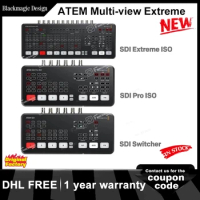 Blackmagic Design BDM ATEM Switcher tally atem extreme pro iso SDI Pro ISO Record Live Tally Program and 4 Input Recording