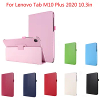Anti-fall Protective Case For Lenovo Tab M10 FHD Plus TB-X606F/X 10.3 Tablet Leather Cover Stand Leather Protector Tablet Stand