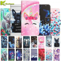 Printed Leather Flip Phone Case For Samsung Galaxy A51 A71 A21S A11 A31 A30S A10 A20 A30 A40 A50 A70 A20E Wallet Book Cover Etui