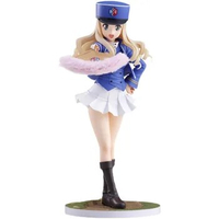 In Stock Original Genuine Wave Dream Tech GIRLS Und PANZER Mary Panzer Jacket Ver PVC Action Anime Figure Model Toys Gift 1/8