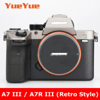 Retro Style For Sony A7M3 A7RM3 Anti-Scratch Camera Sticker Protective Film Body Protector Skin A7 iii A7R iii A7III A7RIII 7M3