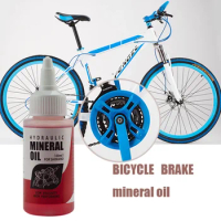 60ml Bicycle Brake Mineral Oil System Fluid Mineral Brake Oil Brake System Lubricating Oil of Chain for Cycling Mountain Bikes