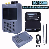 DSP2 SDR Malachite Radio Receiver AM FM Radio Adjustable Filter 10kHz-2GHz AM SSB CW NFM WFM 3.5-inch Touch Screen