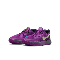 【NIKE 耐吉】籃球鞋 女鞋 大童 運動鞋 包覆 緩震 JA 2 GS 烏紫 FV5633-500