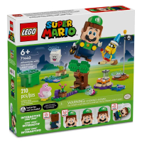 【LEGO 樂高】超級瑪利歐系列 71440 與路易吉一起冒險(互動式遊戲 任天堂)