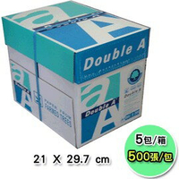DOUBLE -A 80P多功能影印紙 A4(5包/箱)*全省配送(除宜花東，離島)