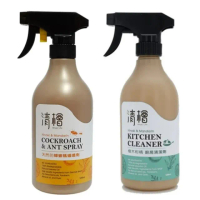 【Hinoki Life 清檜】天然防蟑螂螞蟻噴劑500ml瓶 買就送(廚房清潔劑500ml瓶 環衛藥防蟲字第108102101號)