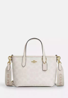 COACH City Mini Tote Bag In Signature Canvas