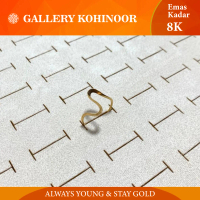 GALLERY KOHINOOR CINCIN EMAS Model Twist Kadar 8K Gold
