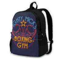 Rocky Balboa Mighty Mick's Boxing Gym Fashion Bags Backpacks Rocky Balboa Retro Vintage Sylvester Mighty Micks Fight