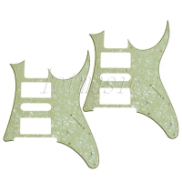 2pcs light green pearl HSH Eletric Guitar Pickguard for Ibanez RG250 Style replacement