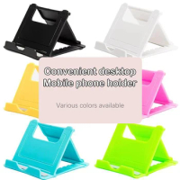 Universal Mini Smart Phone Desk Mount Stand Phone Holder Bracket Mini Creative Portable Folding Phone Holder