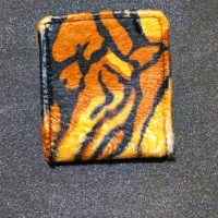 DOMPET MOTIF LEOPARD DENGAN BULU HALUS