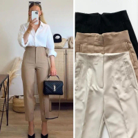 CELANA SCUBA PENSIL BASIC SLIM PANTS SAKU PASPOL Baggy HIGWAIST PREMIUM Stretch Melar Nyaman