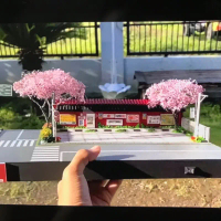 Diorama Anh Đào Tỷ Lệ 1:64 Kích Thước 40x30 Trưng Bày Xe Tỷ Lệ 1:64