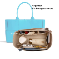 สำหรับใส่กระเป๋า Tote จัดเก็บของ Bottega Arco กระเป๋าถือผ้าสักหลาดด้านในของกระเป๋าใส่เครื่องสำอางค์กระเป๋าเงินที่ป้องกันรูปทรงกระเป๋าใส่ของเดินทาง