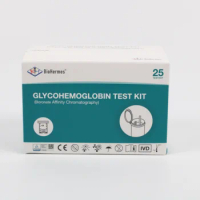 Portable hba1c glycohemoglobin device and test kit diabetes use