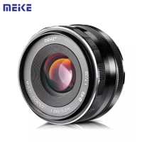Meike Camera 35mm F1.7 Aperture Manual Focus Lens for Canon EOS.M Nikon 1 M4/3 Gh5 Sony Nex7 A7 A6500 Fujifilm X-A3 XE3 XM1 XT20