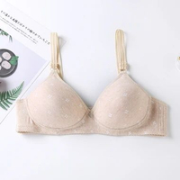 Bra BH091 Wanita Beha Busa Lembut Tanpa Kawat Sangat Nyaman CREAM 42