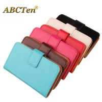 Flip Case for TCL 10 5G 6.53" Solid Color Leather Wallet Cover For TCL 10 5G Phone Case