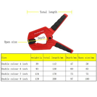 Duratec Catok Kayu Spring Clamp Klem Kayu 9 Inch - 6Inch TERBARU!!!!!