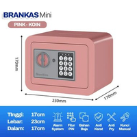 SKY - STEEL ELITE - Brankas Mini Brankas Uang dan Emas Brangkas Mini Brankas Penyimpanan Kunci Elekt