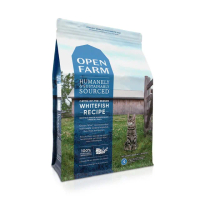 【OPEN FARM 開放農場】全齡貓自然農選無穀寵糧 野撈季節白魚 4lbs(貓糧/貓飼料/貓乾糧)