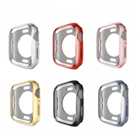 Soft TPU Protector Case 38mm 42mm for Apple Watch 5 40mm 44mm Flexible Protective Bumper Cover for iWatch Series 4 3 2 1