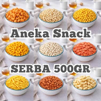 [DELISH SNACKS] Aneka Snack Grosir 500 Gram / Cemilan Cemilan Grosiran Kiloan Murah Enak Asin Pedas 