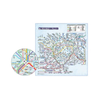 【TORAY 東麗】台北捷運路線圖拭淨布特價組合包 5片(TS-072*5 總代理品質保證)