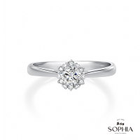 SOPHIA 蘇菲亞珠寶 - 費洛拉 30分 GIA D/SI2 18K金 鑽石戒指