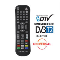 ihandyDVB-T2 DVBT2 /S2/K3/K2 Set Top Box Replacement Universal Remote Control For Decoder Digital Re