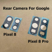 New Rear Camera Glass Back Camera Glass Lens Cover For Google Pixel 8 Pro Replacement With Glue Sticker Adhesive Repair Parts