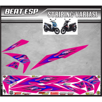 STIKER STRIPPING SIMPEL HONDA BEAT ESP BEAT STREET ESP VARIASI TERBARU 09 STRIPING LIS