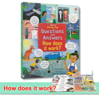 How does it Work Usborne Books Lift-the-flap Questions and Answers English Learning Book Flaps To Lift Funny Learning Toys