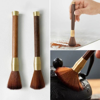 1pcs Coffee Grinder Cleaning Brush Wooden Handle Bean Powder Dusting Espresso Brush Barista Tool Coffee Machine Cleaning Brush
