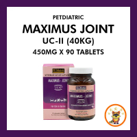 Dijual PETDiatric ® Maximus Joint 40kg Canine Fe Dog Cat Kucing 450mg x 90 tablet