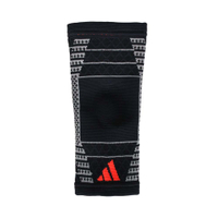 ADIDAS 3D立體針織護肘-護具 台灣製 吸濕排汗 愛迪達 MG0044 黑橘