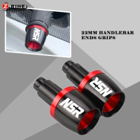 For HONDA NSR 125 250 NSR125 NSR250 2022 2023 Motorcycle 7/8" 22mm Handlebar Grips Bar Ends Cap Handle Counterweight Plug