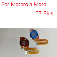 10pcs Home Finger Reader Fingerprint Reader Touch ID Sensor Return Key Home Button Flex Cable For Motorola Moto E7 PLUS E7plus
