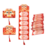 【kingkong】3組入龍年立體折疊新年紅包袋 6卡位(可愛紅包 龍年紅包)