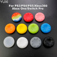 YUXI 1PCS High Quality Grip Caps Case For PS4/PS3/PS5/Xbox360/Xbox One/Switch Pro Gamepad Controller Accessories