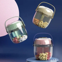 Portable Medicine Box 7 Days Weekly Medicine Dispenser Pills Storage Box Sealed and Waterproof Pill Container Pill Organizer