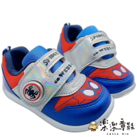【樂樂童鞋】台灣製蜘蛛人電燈運動鞋(台灣製 台灣製童鞋 MIT MIT童鞋)