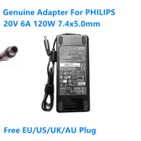 Genuine 20V 6A 120W ADPC20120 Power Supply AC Adapter For PHILIPS AOC PD2710QC For BENQ EX3203R EX3501R EX3501-T Monitor Charger