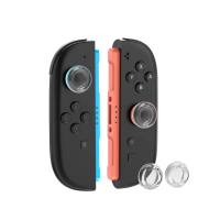 【良值】NS2 Switch 2 Joy-Con 2 控制器專用類比鈕保護套 透明款(L1064 蘑菇頭搖桿頭).