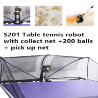 Ping Pong Trainer Robot SUZ S201Table Tennis Training Balls collect net tennis accessories Table Tennis picker Sports Equipment