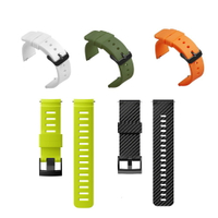 【矽膠錶帶】適用 Garmin Venu X1 通用 錶帶寬度 24mm 運動 純色 黑扣 防汗 腕帶