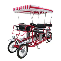 Rental Use Wheeler 4 Person Electric Quadricycle
