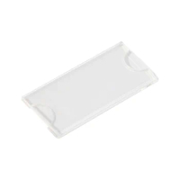 Self Adhesive Hard Plastic Clear Acrylic Top Loading Merchandise Id Card Case